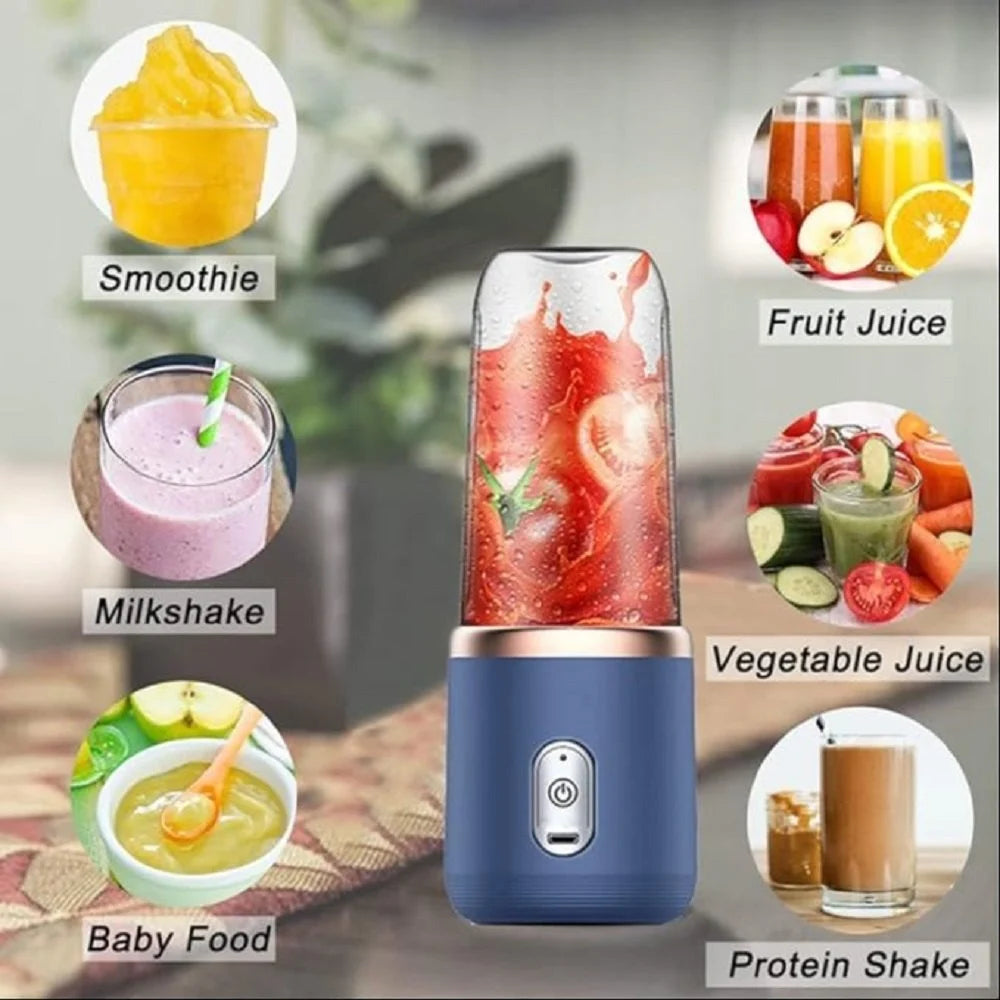 Portable USB Rechargeable Blender With Travel Cup
