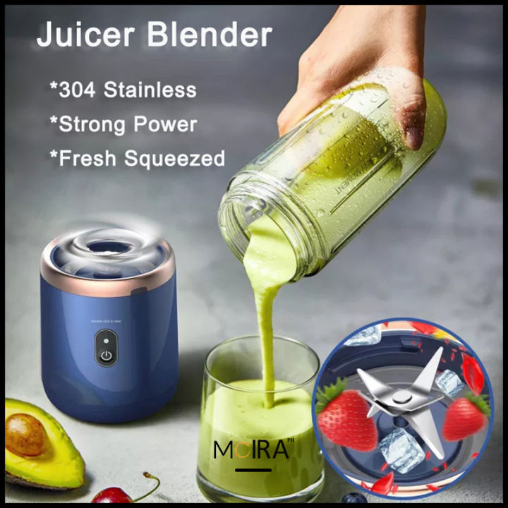 Portable USB Rechargeable Blender With Travel Cup